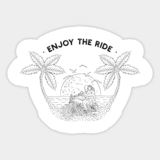 Enjoy The Ride Sticker